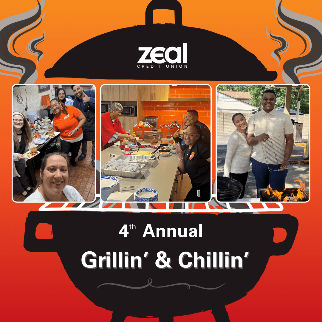 Zeal Credit Union's 4th Annual Grillin' & Chillin' end-of-summer employee appreciation event.